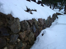 雪と石垣