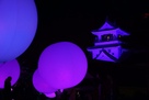 高知城とチームラボ高知光の祭…