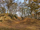 主郭から張出郭への虎口…