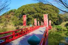 茶臼山と和気橋…