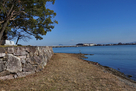 石垣と琵琶湖