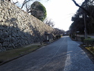 津山城　三の丸石垣…