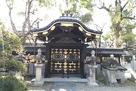 永井神社の唐門…