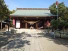 本丸跡にある菊池神社
