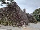 高知城三の丸の石垣…