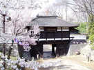 桜と三の門