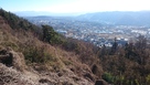富士見城の南側の風景…