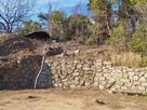 二の丸南側の石垣