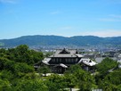 天守台から見る旧奈良県立図書館…
