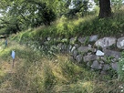 河川敷の石垣