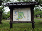 大賓館横の鶴岡公園周辺案内図…
