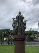 細川ガラシャ銅像…