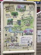 聖蹟桜ケ岡駅の案内図…