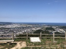 鳥取城址山頂からの鳥取市の展望…