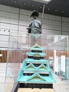 太田道灌の像と江戸城…