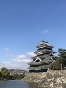 天守と青空