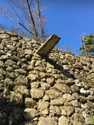 高知城最大の石樋（いしどい）…
