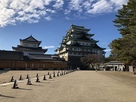 名古屋城大天守と小天守。…