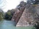 伊賀上野城の高石垣…