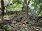 相畑城戸跡の石垣…