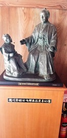 徳川斉昭公像と徳川慶喜公像…