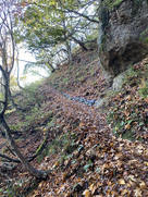 月所丸への登城路…