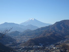 岩殿城から見た富士山…