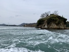能島と鯛崎島間の潮流
