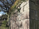 岩坂門跡の石垣…