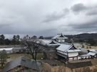 本丸跡から二の丸広場…