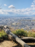 御体塚丸から大阪市内方面の眺望
