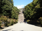 桃山御陵へ続く階段…