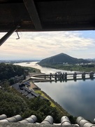 天守望楼から木曽川の眺め…
