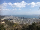 三の丸からの眺望（琵琶湖）…