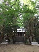 本丸跡にある千早神社
