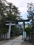 本丸跡にある上杉神社