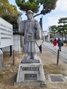 大石内蔵助像（赤穂大石神社）