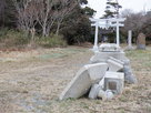 城跡（貴布祢神社）の石灯籠…