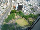 上から見た高崎城…