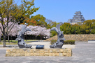 城見台公園から姫路城を望む（改修前）