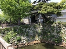 桜門と袖池の石垣…