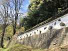 清水御門脇の白壁と石垣