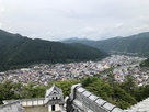 天守から城下町の風景。