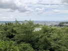 鳥羽山城本丸からの眺め（東北）
