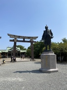 豊国神社　豊臣秀吉像…