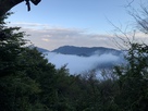 立雲峡第一展望台からの竹田城…
