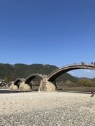 岩国城と錦帯橋…