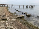 琵琶湖に沈んでいる石垣の出現…