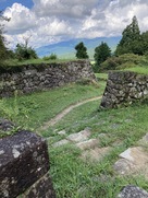 石垣の通路