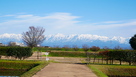 右郭正面からの雪の立山…